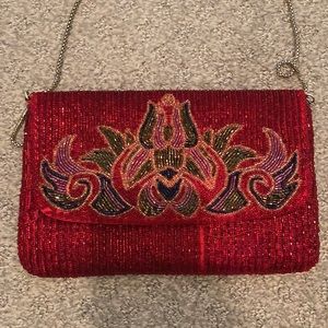 Vintage Beaded Clutch